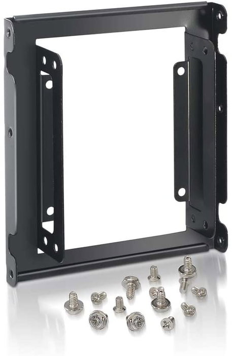 Nanocable Adaptador Metálico 3.5 pulg. para 2 Discos Duros de 2.5 pulg. Negro